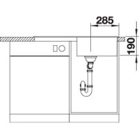Кухонна мийка Blanco ZIA 5S (527387) вулканічний сірий