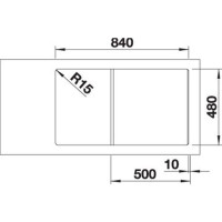 Кухонна мийка Blanco ZIA 5S (527387) вулканічний сірий