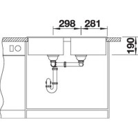 Кухонна мийка Blanco ZIA 9 (527393) вулканічний сірий