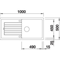 Кухонна мийка Blanco ZIA XL 6S (527400) вулканічний сірий