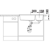 Кухонна мийка Blanco METRA 9 (527121) ніжний білий