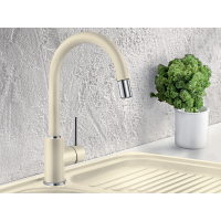 Кухонний змішувач Blanco MIDA-S (526968) ніжний білий