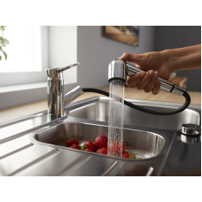 Кухонний змішувач Blanco WEGA-S II (526982) ніжний білий