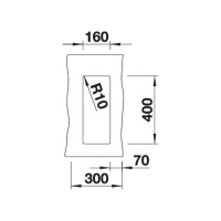 Кухонна мийка Blanco SUBLINE 160-U (526799) вулканічний сірий