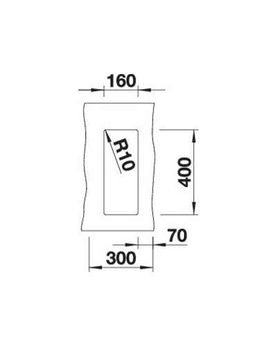 Кухонна мийка Blanco SUBLINE 160-U (526799) вулканічний сірий