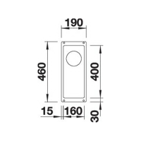 Кухонна мийка Blanco SUBLINE 160-U (526799) вулканічний сірий