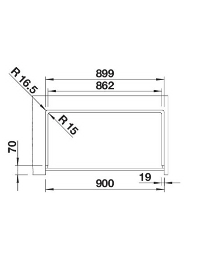 Кухонна мийка Blanco VINTERA XL 9-UF (526800) вулканічний сірий