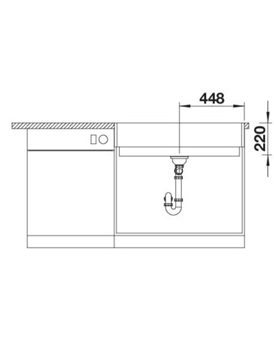 Кухонна мийка Blanco VINTERA XL 9-UF (526800) вулканічний сірий