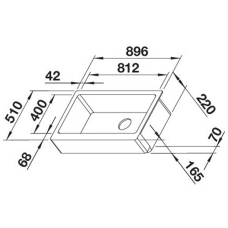 Кухонна мийка Blanco VINTERA XL 9-UF (526800) вулканічний сірий