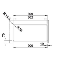 Кухонна мийка Blanco VINTERA XL 9-UF (526803) ніжний білий