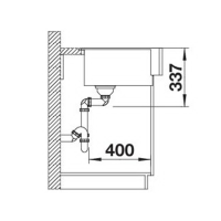 Кухонна мийка Blanco VINTERA XL 9-UF (526803) ніжний білий