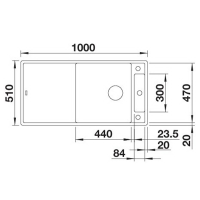 Кухонна мийка Blanco AXIA III XL 6S (527052) ніжний білий