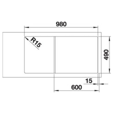 Кухонна мийка Blanco AXIA III XL 6S (527052) ніжний білий