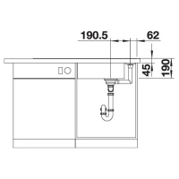 Кухонна мийка Blanco AXIA III XL 6S (527052) ніжний білий