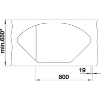 Кухонна мийка Blanco DELTA II (527055) ніжний білий
