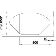 Кухонна мийка Blanco DELTA II (527055) ніжний білий