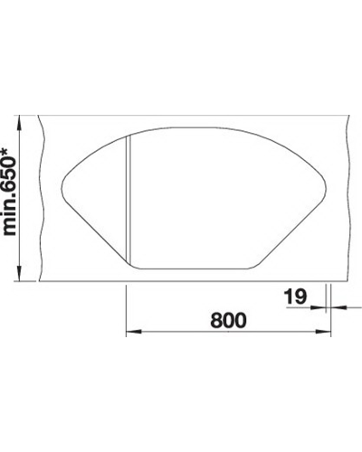 Кухонна мийка Blanco DELTA II (527055) ніжний білий