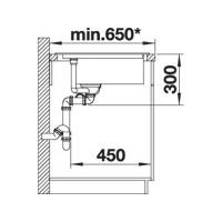 Кухонна мийка Blanco DELTA II (527055) ніжний білий