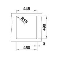 Кухонна мийка Blanco DALAGO 45 (527059) ніжний білий