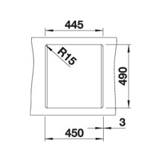 Кухонна мийка Blanco DALAGO 45 (527059) ніжний білий