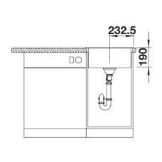 Кухонна мийка Blanco DALAGO 45 (527059) ніжний білий