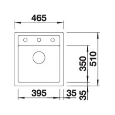 Кухонна мийка Blanco DALAGO 45 (527059) ніжний білий
