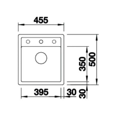 Кухонна мийка Blanco DALAGO 45-F (527060) ніжний білий