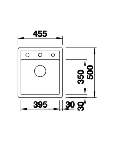 Кухонна мийка Blanco DALAGO 45-F (527060) ніжний білий