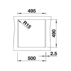 Кухонна мийка Blanco DALAGO 5 (527061) ніжний білий