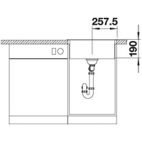Кухонна мийка Blanco DALAGO 5 (527061) ніжний білий