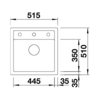 Кухонна мийка Blanco DALAGO 5 (527061) ніжний білий