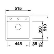 Кухонна мийка Blanco DALAGO 5 (527061) ніжний білий