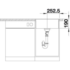 Кухонна мийка Blanco DALAGO 5-F (527062) ніжний білий