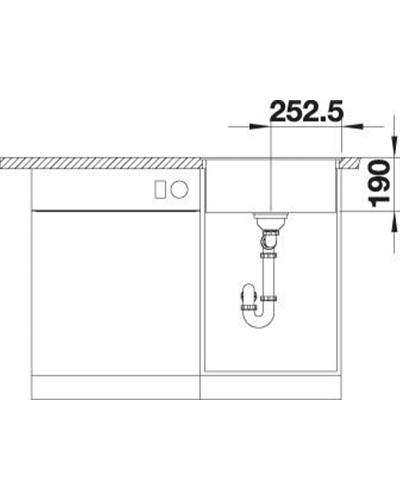 Кухонна мийка Blanco DALAGO 5-F (527062) ніжний білий