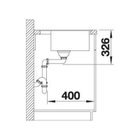 Кухонна мийка Blanco DALAGO 5-F (527062) ніжний білий