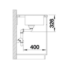 Кухонна мийка Blanco DALAGO 5-F (527062) ніжний білий