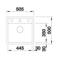 Кухонна мийка Blanco DALAGO 5-F (527062) ніжний білий