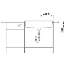 Кухонна мийка Blanco DALAGO 8 (527065) ніжний білий
