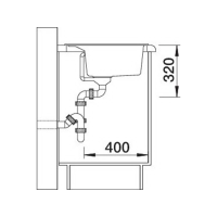 Кухонна мийка Blanco DALAGO 8 (527065) ніжний білий
