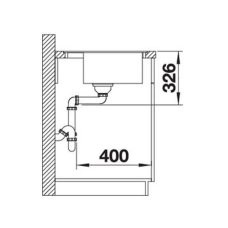 Кухонна мийка Blanco DALAGO 6-F (527064) ніжний білий