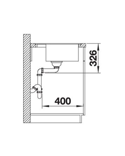 Кухонна мийка Blanco DALAGO 6-F (527064) ніжний білий