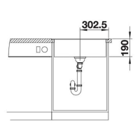 Кухонна мийка Blanco DALAGO 6-F (527064) ніжний білий