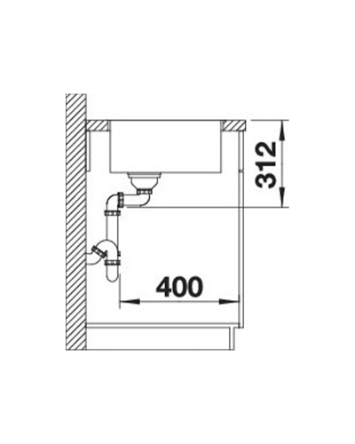 Кухонна мийка Blanco SUBLINE 500-IF 525998