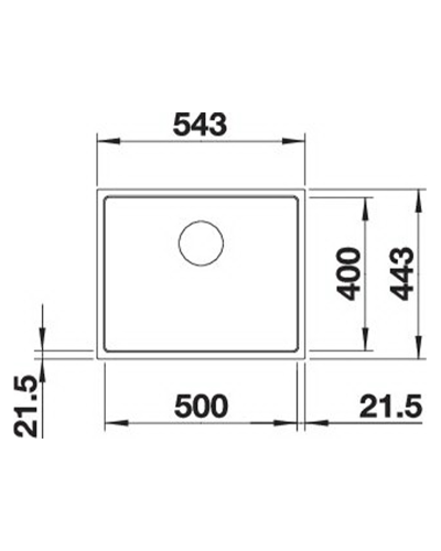 Кухонна мийка Blanco SUBLINE 500-IF 525998