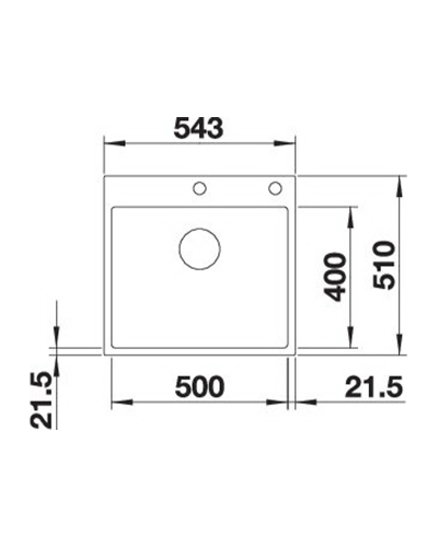 Кухонна мийка Blanco SUBLINE 500-IF/A SteelFrame (525999) чорний / нержавіюча сталь