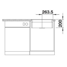Кухонна мийка Blanco ETAGON 500-F (526346) білий