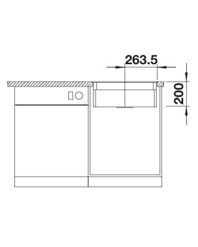 Кухонна мийка Blanco ETAGON 500-F (526346) білий