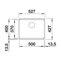 Кухонна мийка Blanco ETAGON 500-F (526346) білий
