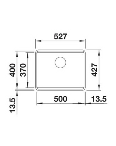 Кухонна мийка Blanco ETAGON 500-F (526346) білий