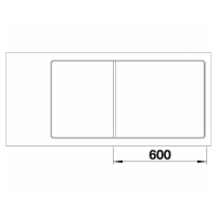 Кухонна мийка Blanco AXIA III 6S-F (527047) ніжний білий